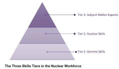 図4　原子力産業界に従事する人の3階層のスキル