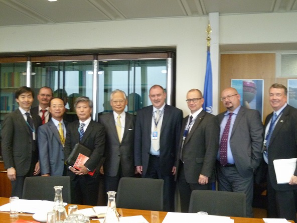 近藤委員長とビチコフ事務次長との会談（第55回IAEA総会）（2011年9月20日）