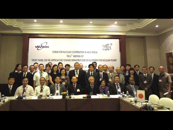 FNCA 原子力発電のための基盤整備に向けた取組に関する検討パネル第6回会合（2014年8月26日-27日）