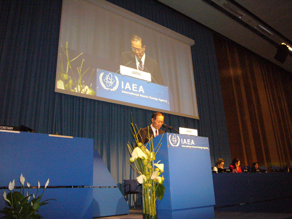 岡委員長のIAEA総会での政府代表演説（第59回IAEA総会）（2015年9月14日）