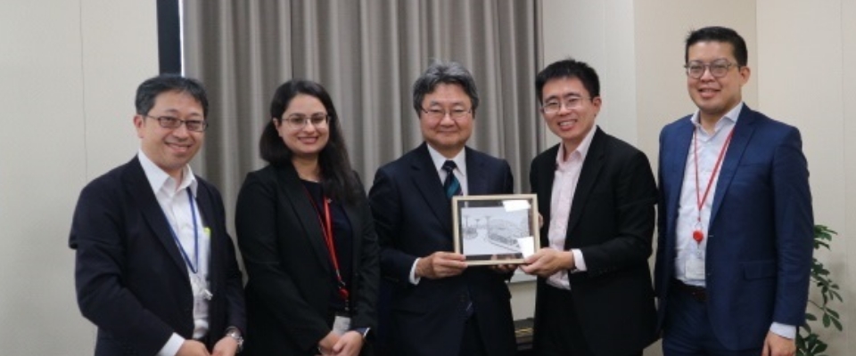 With Mr. Wong Kang Jet, CEO, National Environment Agency, Singapore (Chairperson’s Office JAEC, 28 August 2023)
