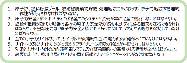 グロッシーIAEA事務局長が提示した7つの柱