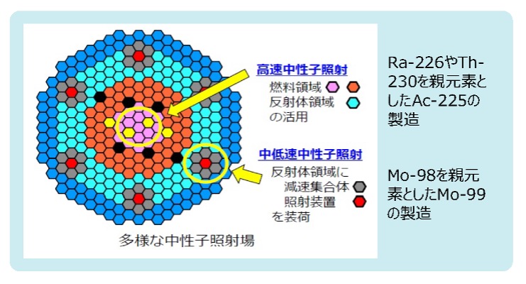 ①	高速実験炉原子炉施設
