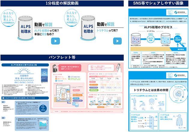 東電福島第一原発の廃炉・汚染水・処理水対策に関する広報資料