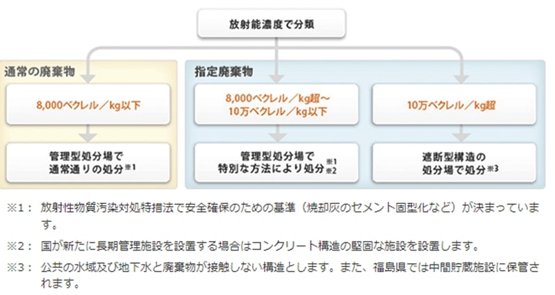 指定廃棄物の処理の基準