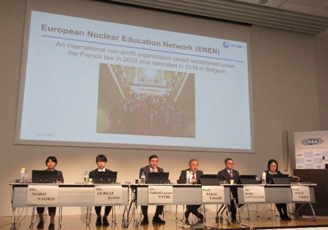 「原子力平和利用と核不拡散･核セキュリティに係る国際フォーラム2024」におけるパネルディスカッションの様子