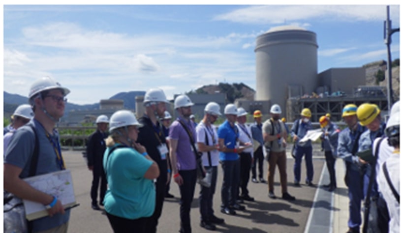 美浜発電所の視察の様子