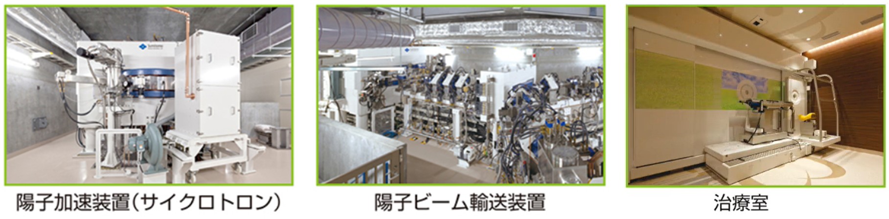 BNCT治療の施設（南東北BNCT研究センターの例）