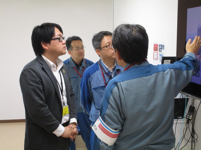 山下大臣政務官福島第一原子力発電所視察（2017年9月13日）