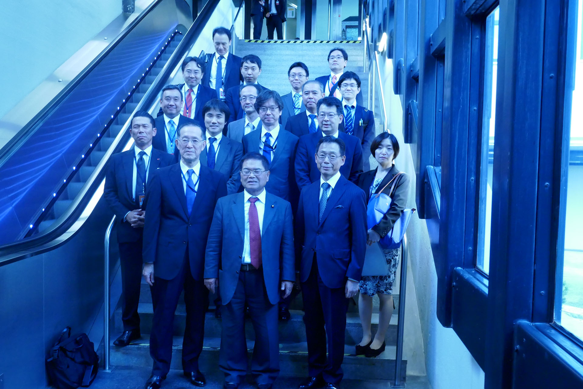 竹本内閣府特命担当大臣と（第63回IAEA総会）（於：ウィーン、2019年9月15日～22日）