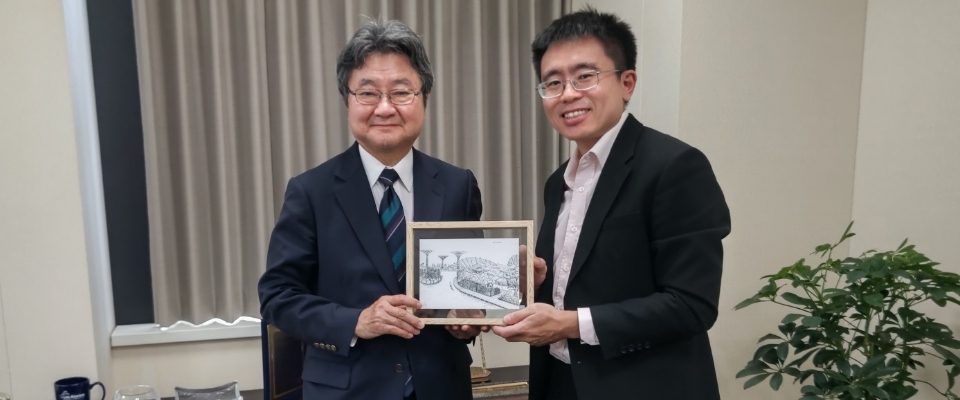 With Mr. Wong Kang Jet, CEO, National Environment Agency, Singapore (Chairperson’s Office JAEC, 28 August 2023)