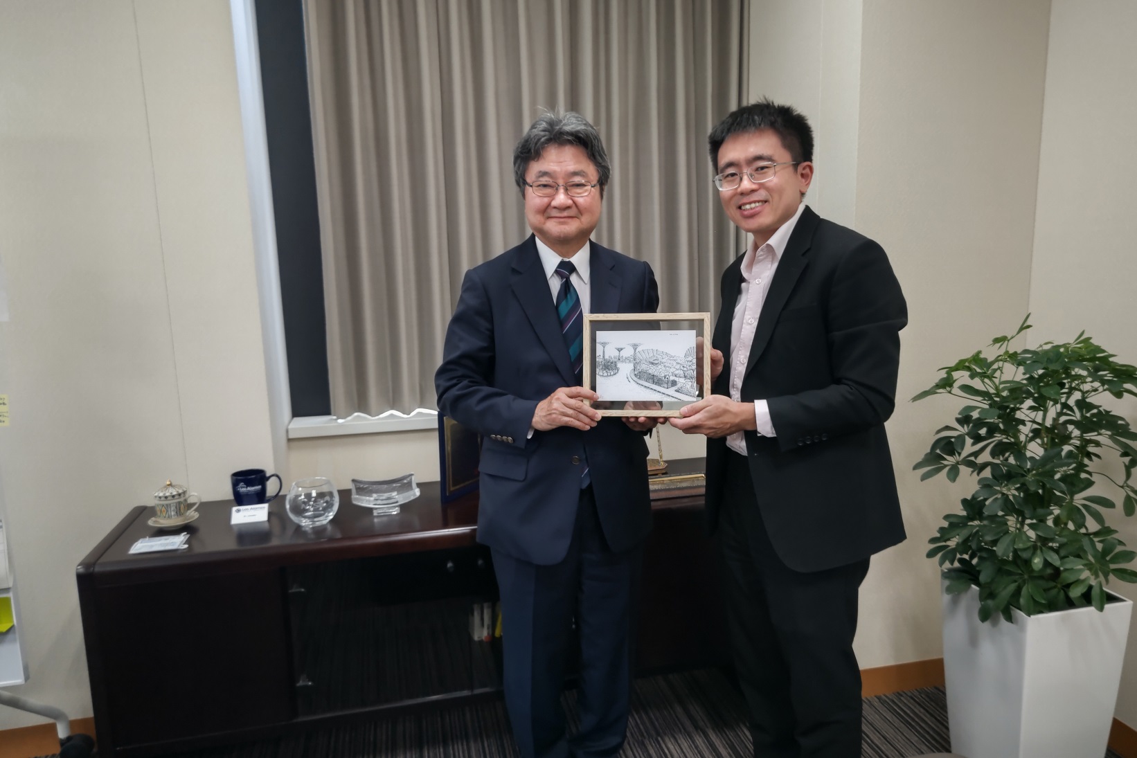 上坂原子力委員長とウォン・カンジェット　シンガポール国家環境庁長官の会談(2023年8月28日)