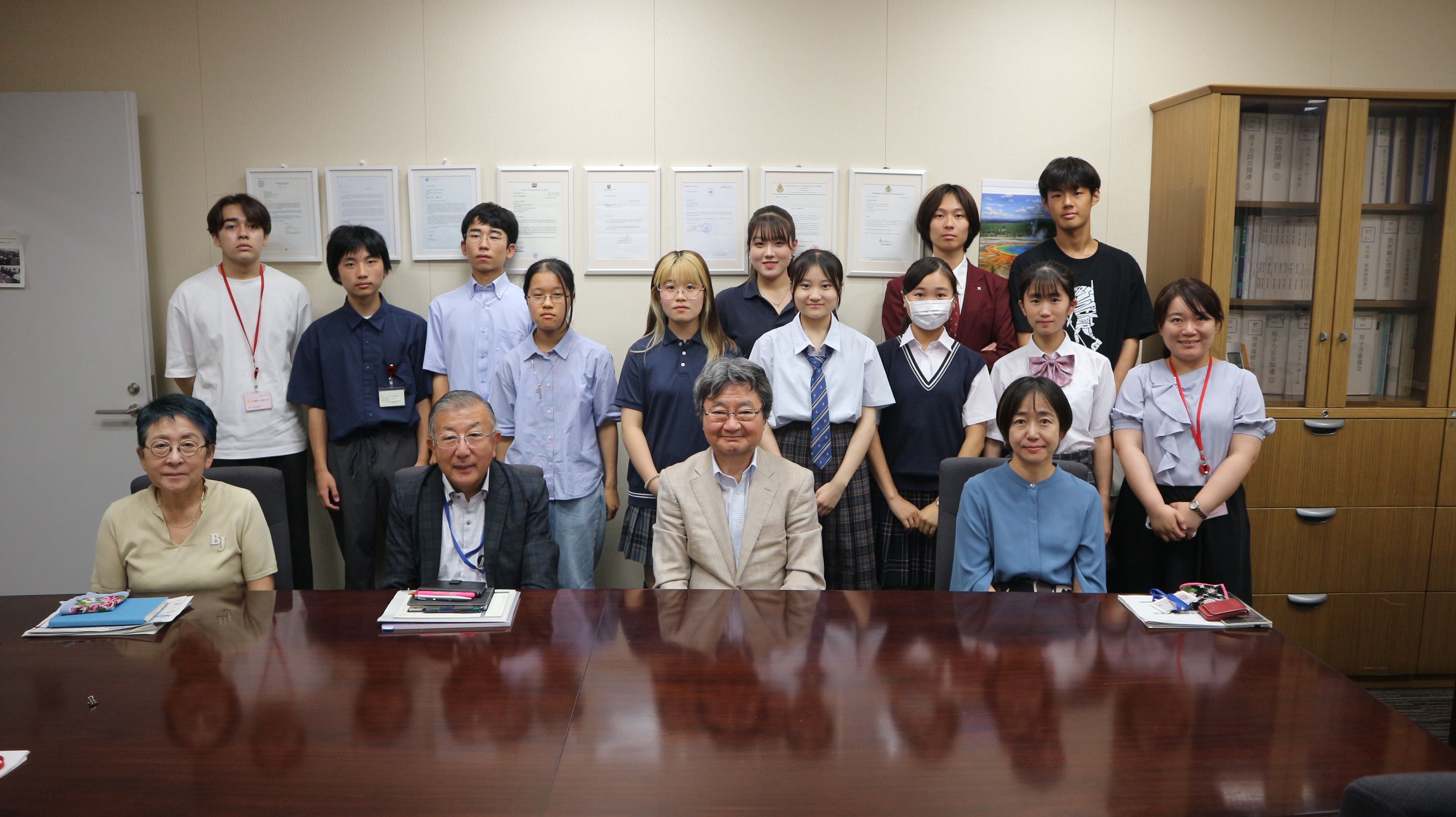 東京都立戸山高等学校から学生等の訪問（2025年8月26日）