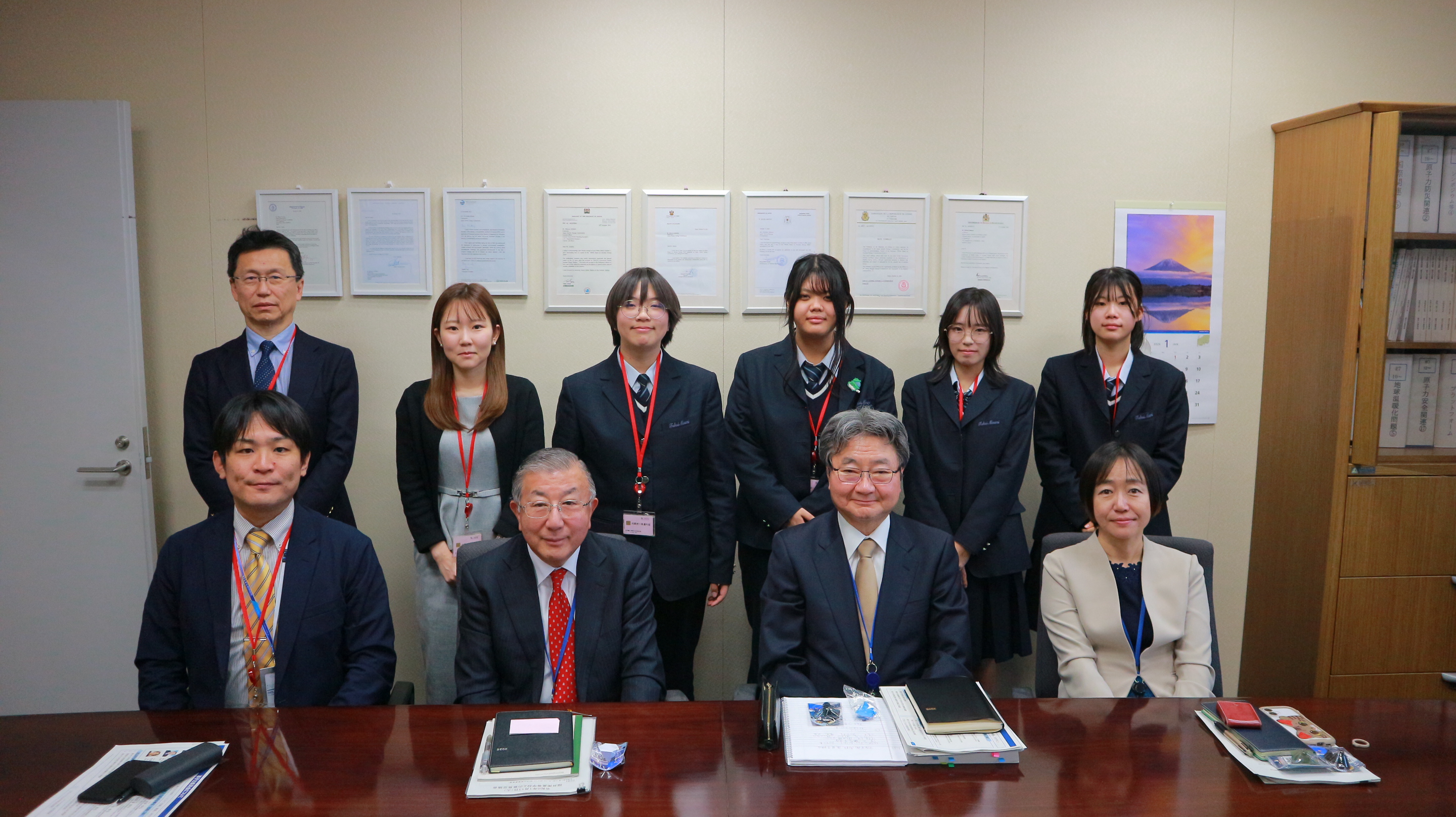 福井南高等学校から生徒等の訪問（2026年1月13日）