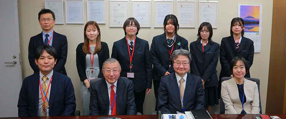 福井南高等学校から生徒等の訪問（2026年1月13日）