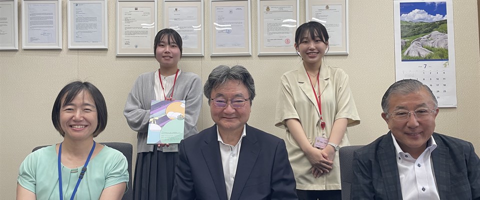 福井南高等学校卒業生の訪問（2026年7月28日）